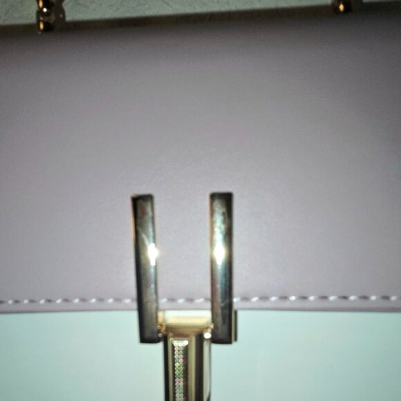 Neiman Marcus Purple Colorblock Gold Hardware Crossbody Bag - Picture 4 of 5